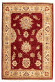 Ziegler Teppich 84 x 119 cm - dunkelrot