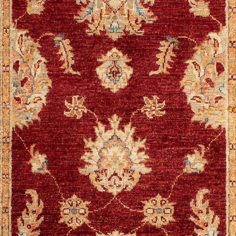 Ziegler Teppich 84 x 119 cm - dunkelrot