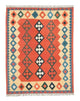 Kelim Fars Teppich 150x200cm - rot