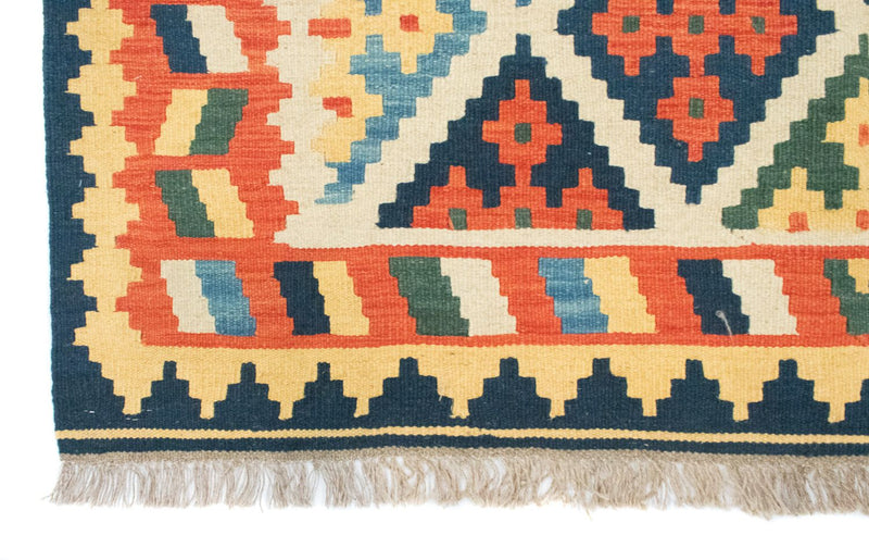 Kelim Teppich - Splash 157 x 205 cm - beige