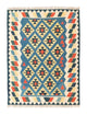 Kelim Teppich - Splash 156 x 205 cm - blau