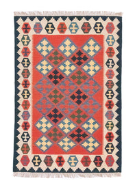 Kelim Fars Teppich 120x180cm - rot – product image