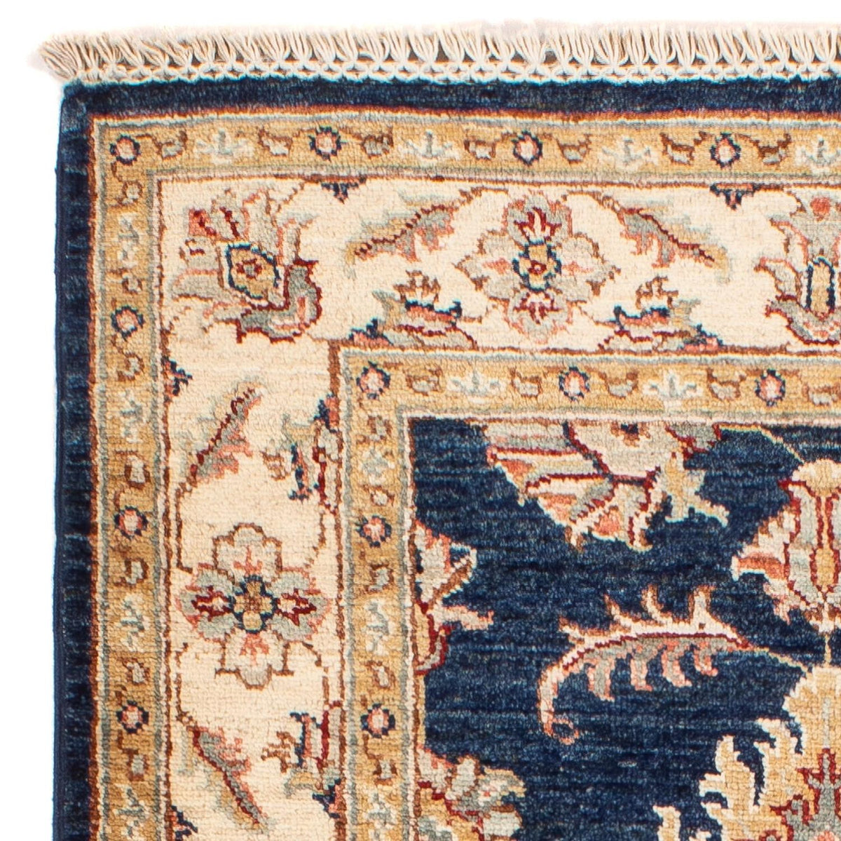 Ziegler Teppich 79x124cm - Orientteppich - dunkelblau