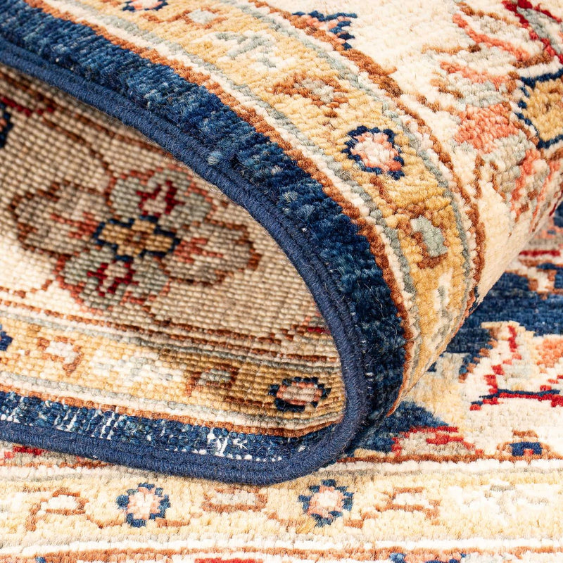 Ziegler Teppich 79x124cm - Orientteppich - dunkelblau