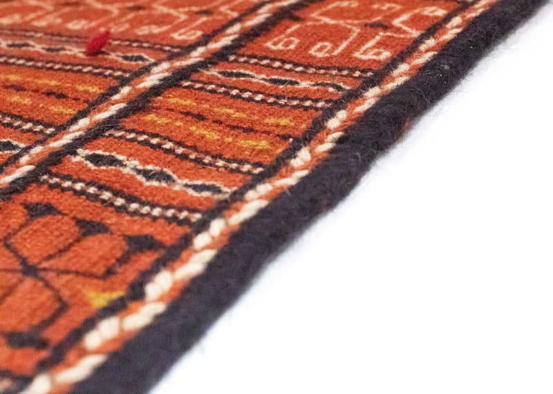 Kelim Fars Teppich 173x244cm - braun