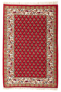 Indo Mir Teppich 60x90cm - Orientteppich - dunkelrot – product image