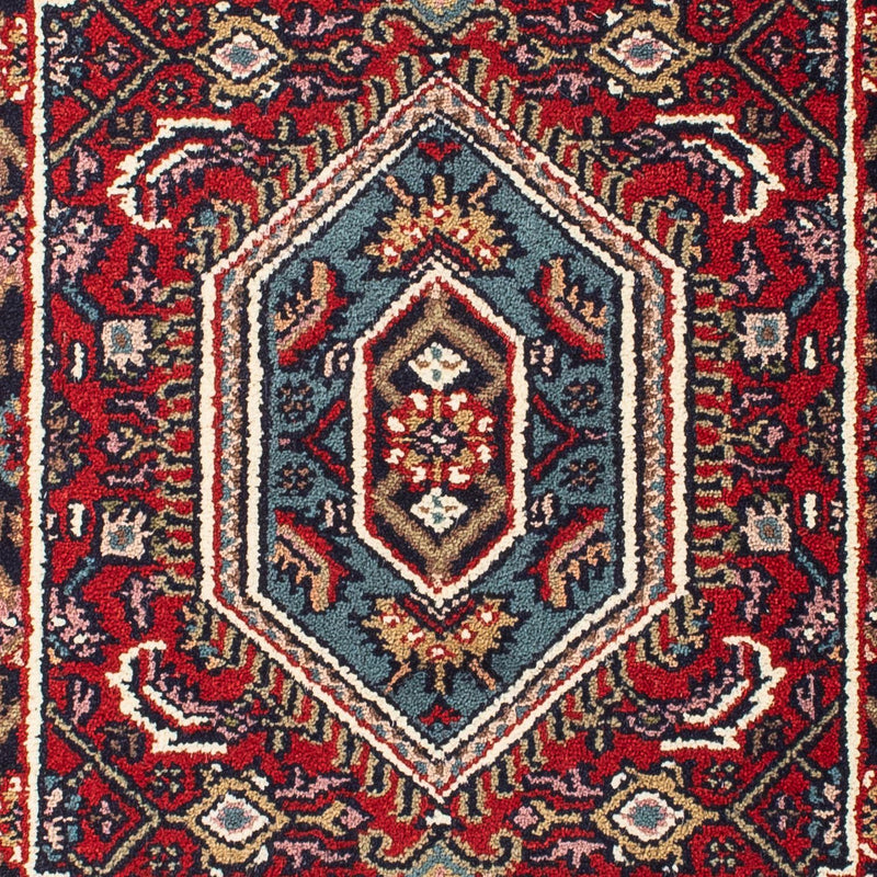 Indo Bidjar Teppich 60x90cm - Orientteppich - dunkelrot
