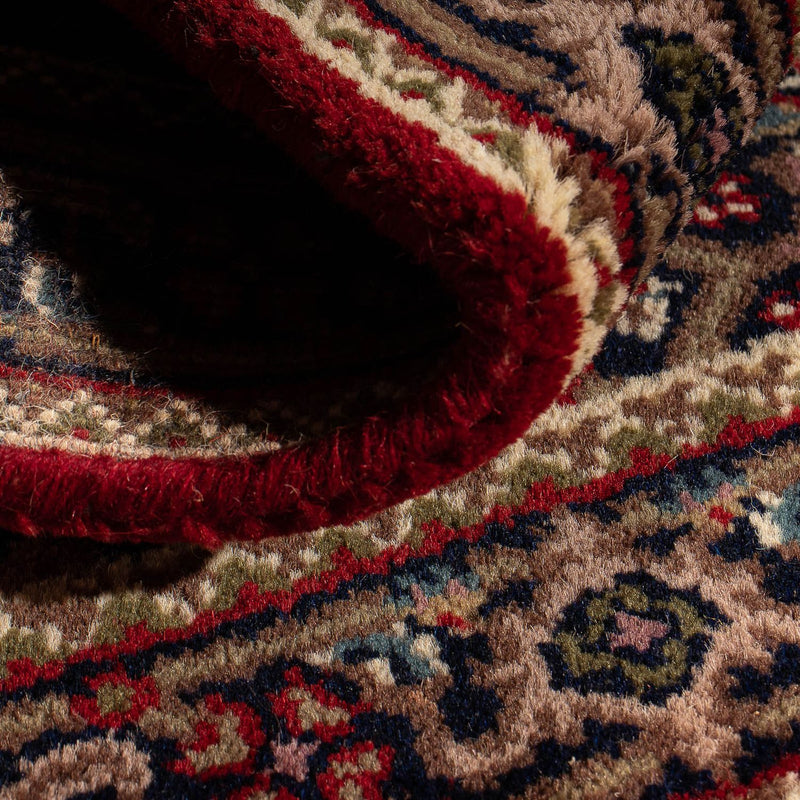 Indo Bidjar Teppich 60x90cm - Orientteppich - dunkelrot