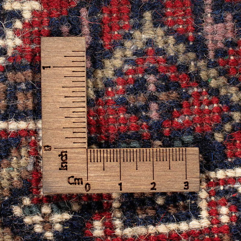 Indo Bidjar Teppich 60x90cm - Orientteppich - dunkelrot