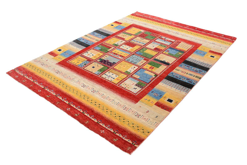 Gabbeh Teppich - Loribaft Indus - 169 x 236 cm - mehrfarbig