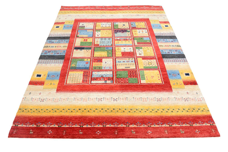 Gabbeh Teppich - Loribaft Indus - 169 x 236 cm - mehrfarbig