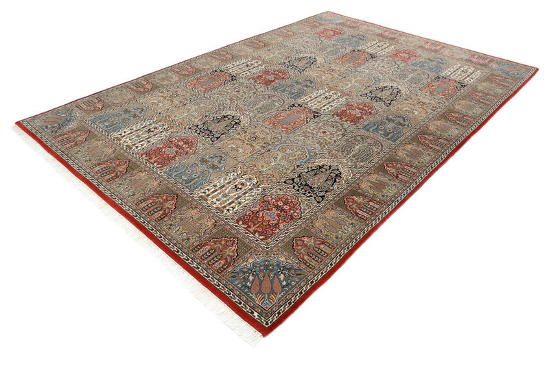 Orientteppich - Ghom - Indus - 211 x 306 cm - dunkelbeige