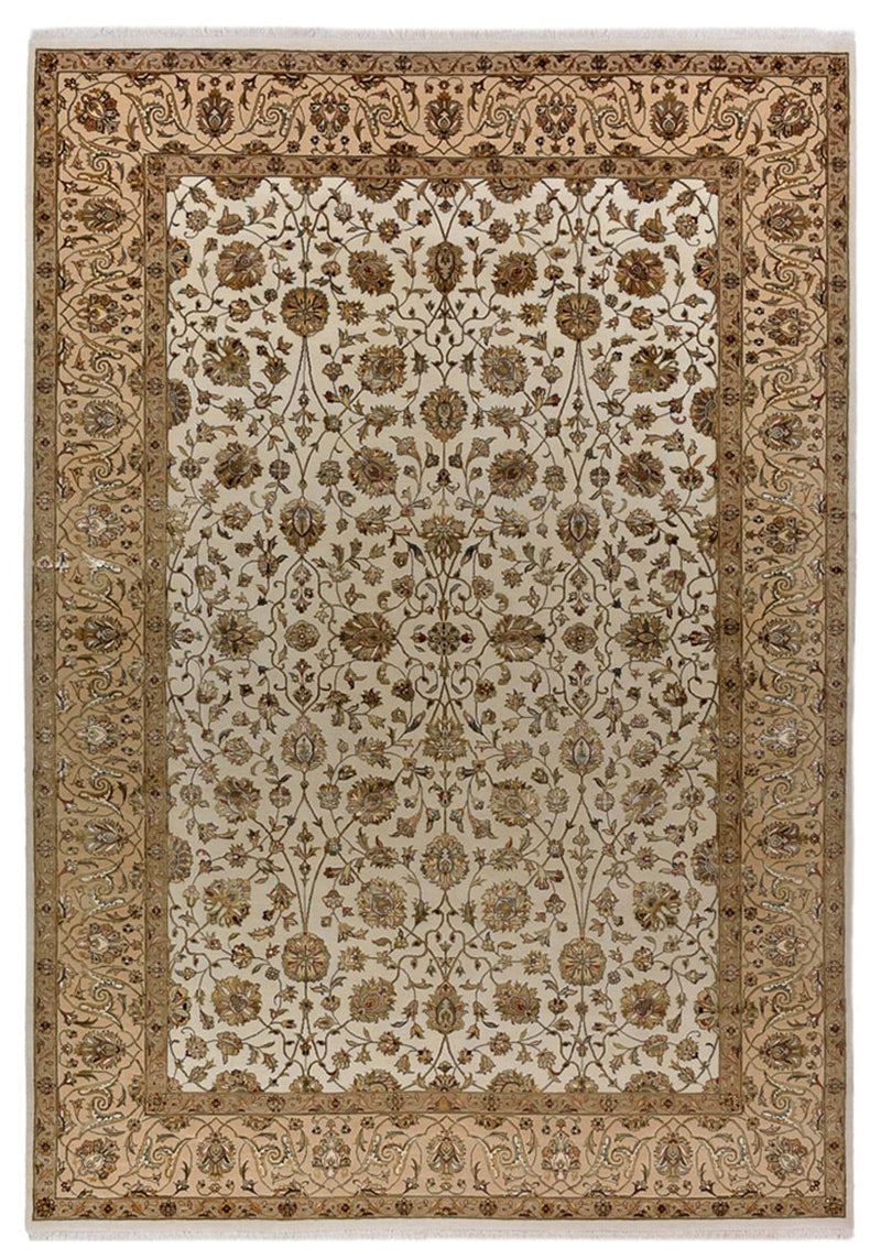 Orientteppich - Täbriz - 215 x 307 cm - creme