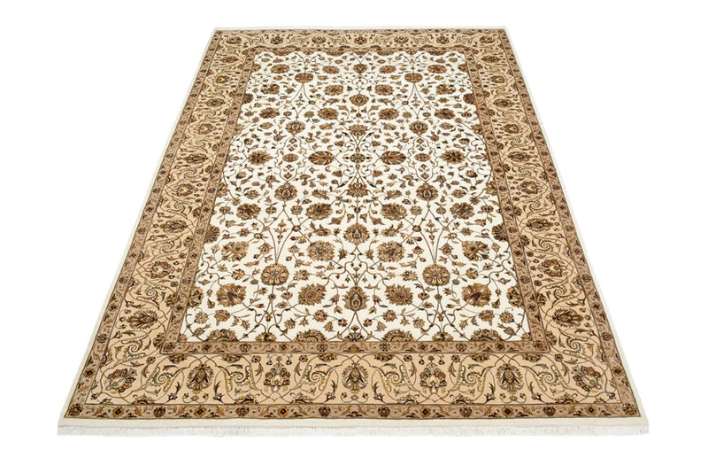 Orientteppich - Täbriz - 215 x 307 cm - creme