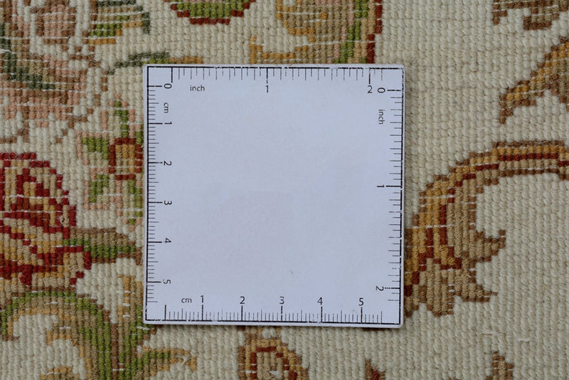 Indo Täbriz Teppich 209x304cm - Orientteppich - creme