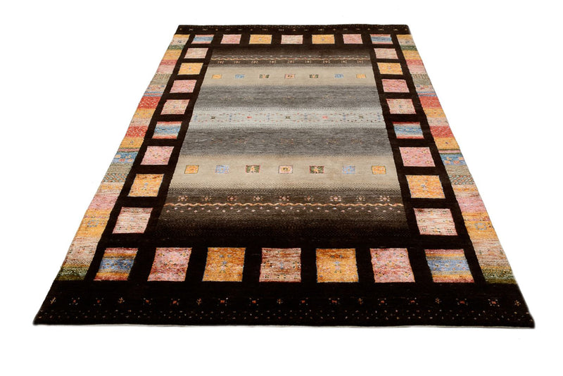 Gabbeh Teppich - Loribaft Indus - 174 x 249 cm - mehrfarbig