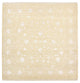 Orientteppich quadratisch  - 251 x 253 cm - hellbeige