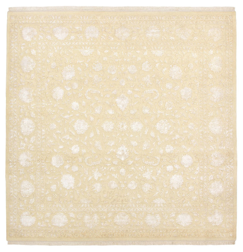 Orientteppich quadratisch  - 251 x 253 cm - hellbeige