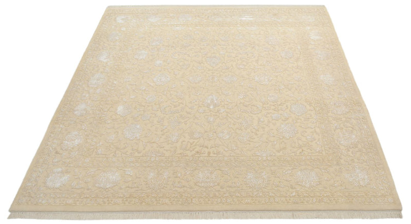 Orientteppich quadratisch  - 251 x 253 cm - hellbeige