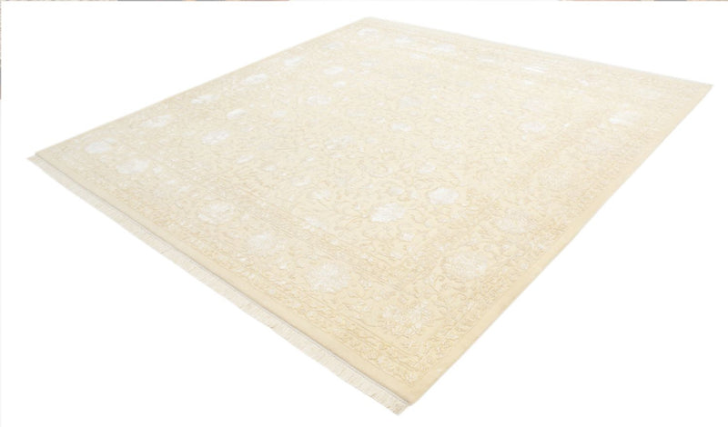 Orientteppich quadratisch  - 251 x 253 cm - hellbeige