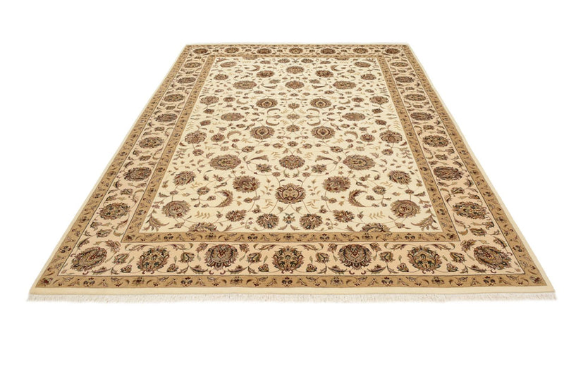 Orientteppich - Täbriz - 217 x 305 cm - hellbeige