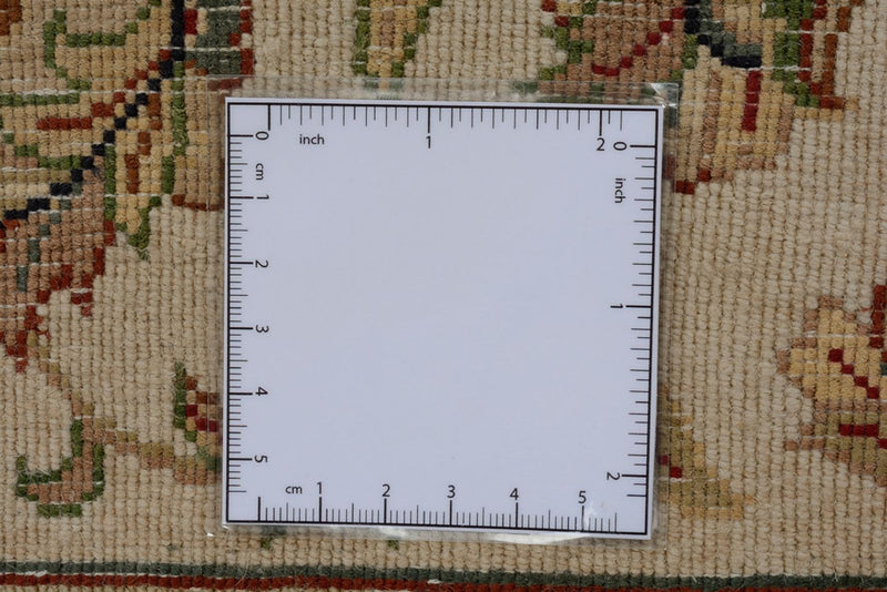 Indo Täbriz Teppich 167x241cm - Orientteppich - hellbeige