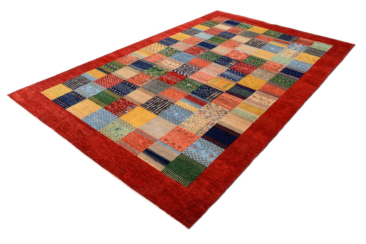 Gabbeh Teppich - Loribaft Indus - 200 x 302 cm - mehrfarbig