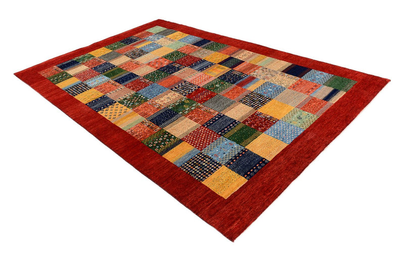 Gabbeh Teppich - Loribaft Indus - 200 x 302 cm - mehrfarbig