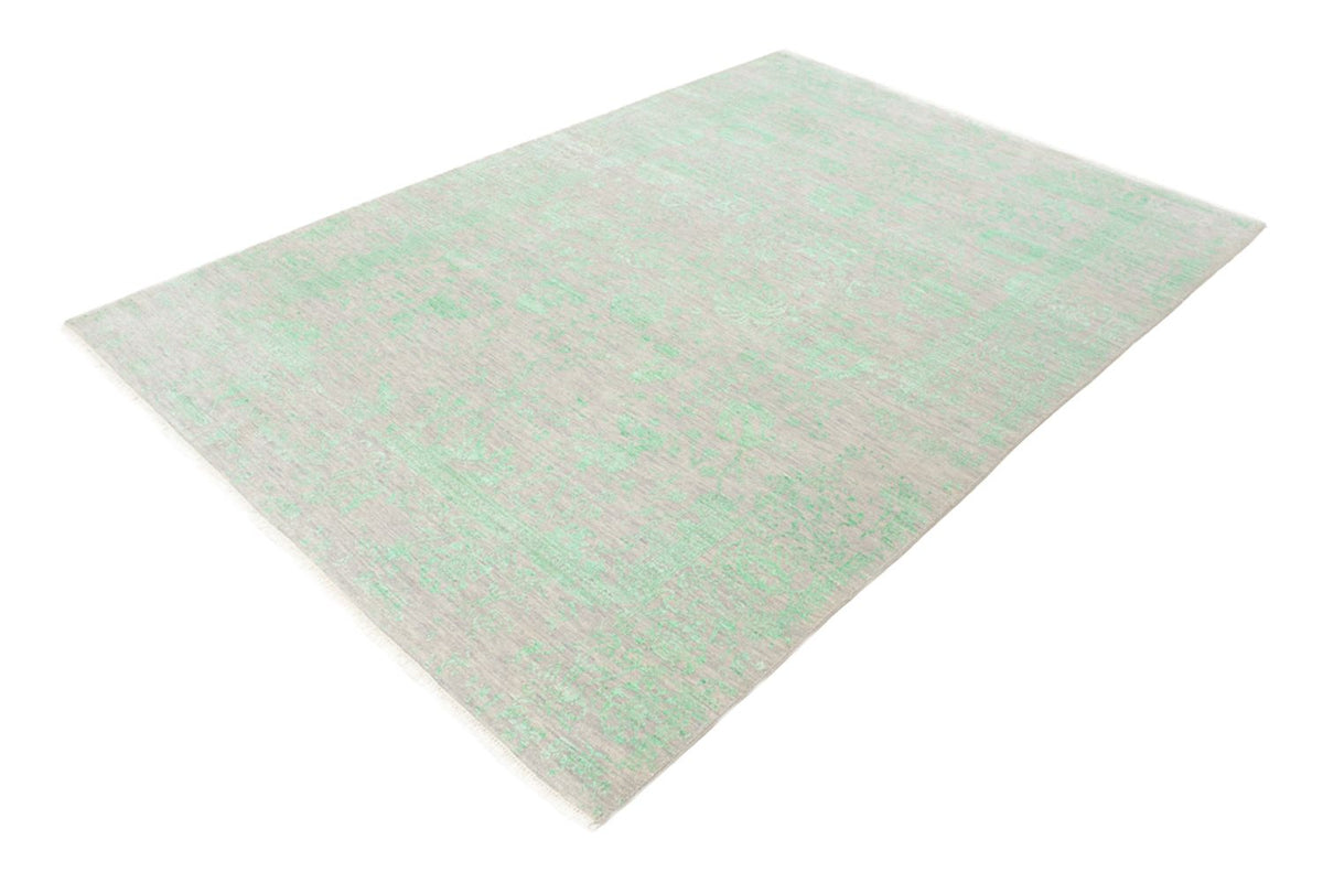Designer Teppich 171x244cm - hellgrün