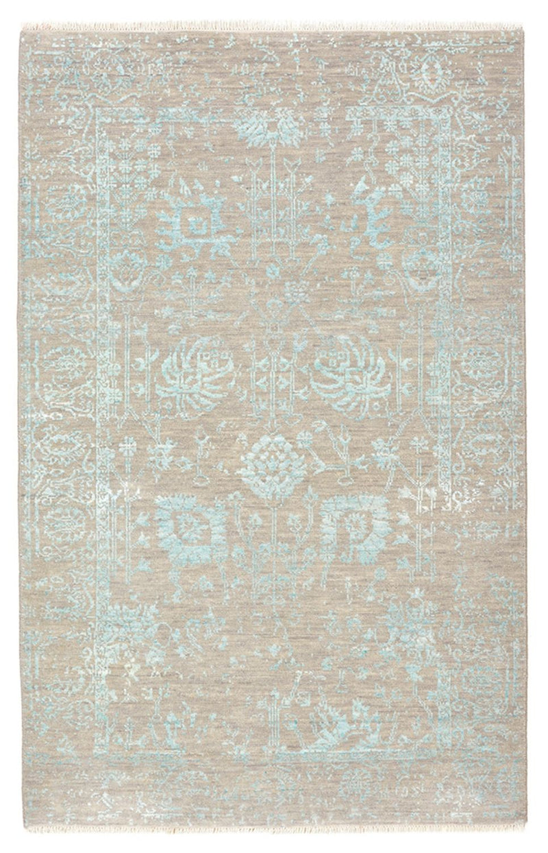 Designer Teppich - 101 x 154 cm - hellbeige