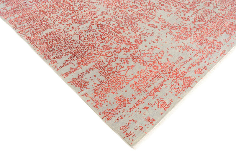 Designer Teppich - 245 x 297 cm - hellrot