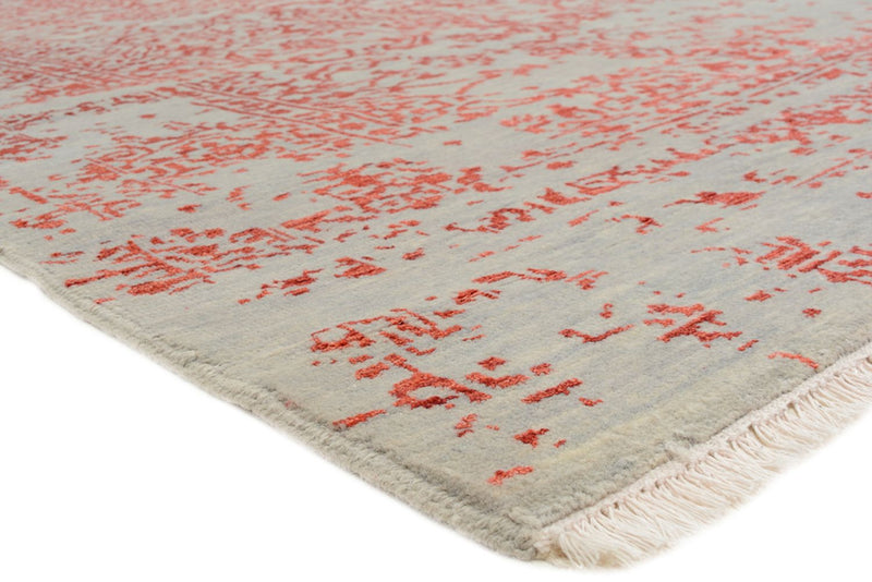 Designer Teppich - 245 x 297 cm - hellrot