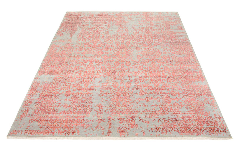 Designer Teppich - 245 x 297 cm - hellrot