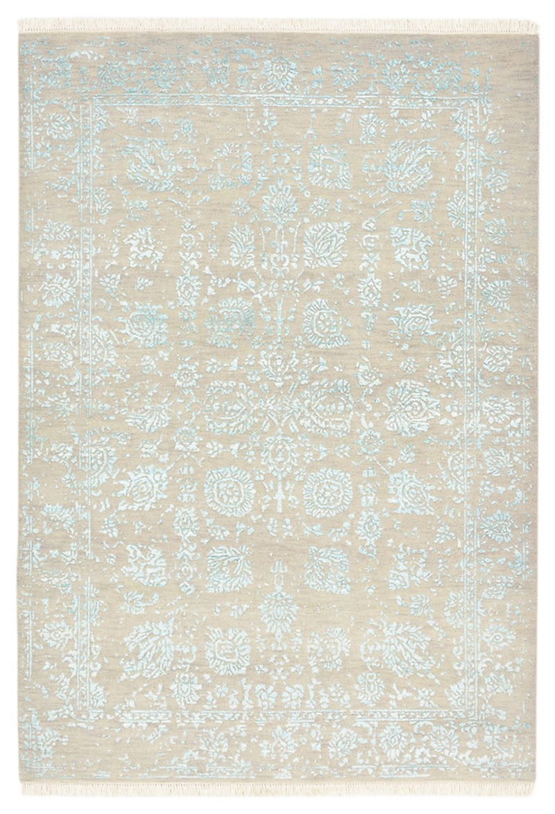Designer Teppich - 124 x 177 cm - hellgrau