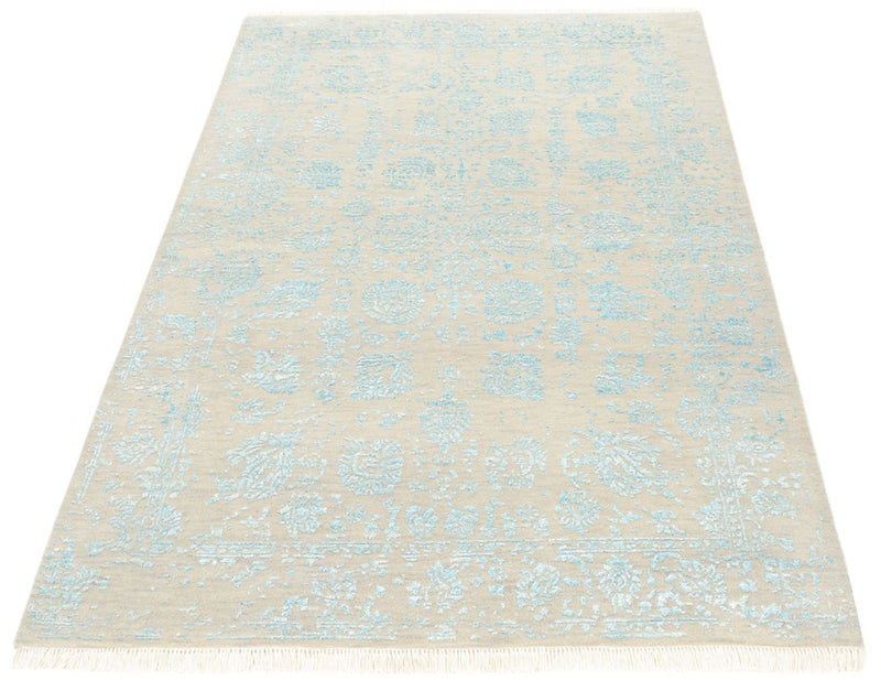Designer Teppich - 124 x 177 cm - hellgrau