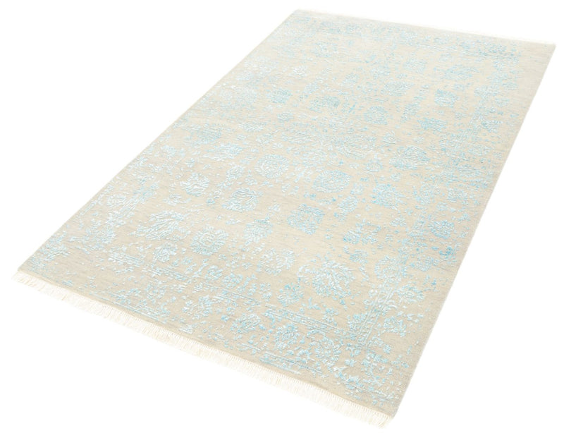Designer Teppich - 124 x 177 cm - hellgrau