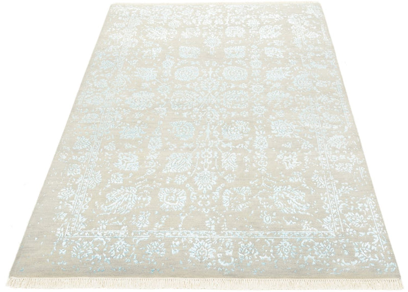 Designer Teppich - 124 x 177 cm - hellgrau