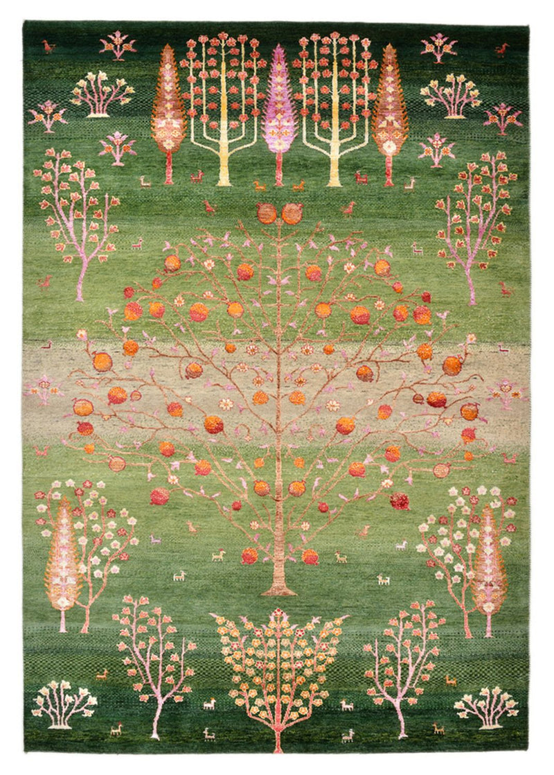 Gabbeh Teppich - Loribaft Indus - 171 x 246 cm - mehrfarbig