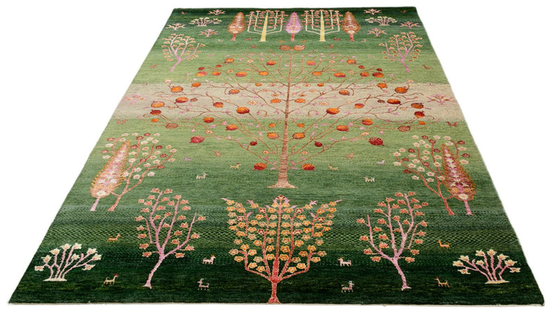 Gabbeh Teppich - Loribaft Indus - 171 x 246 cm - mehrfarbig