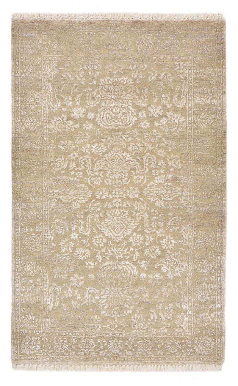 Designer Teppich - 94 x 153 cm - dunkelbeige