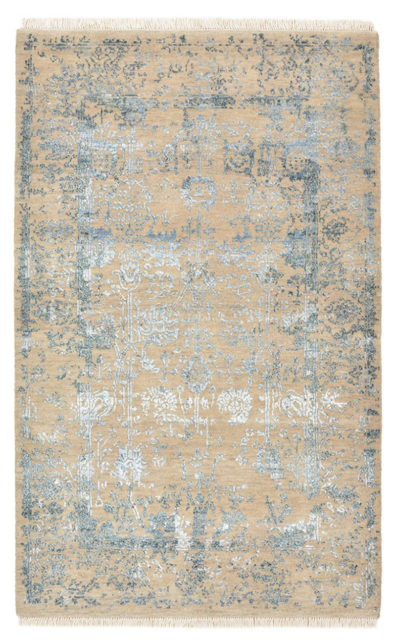 Designer Teppich - 95 x 149 cm - hellbeige