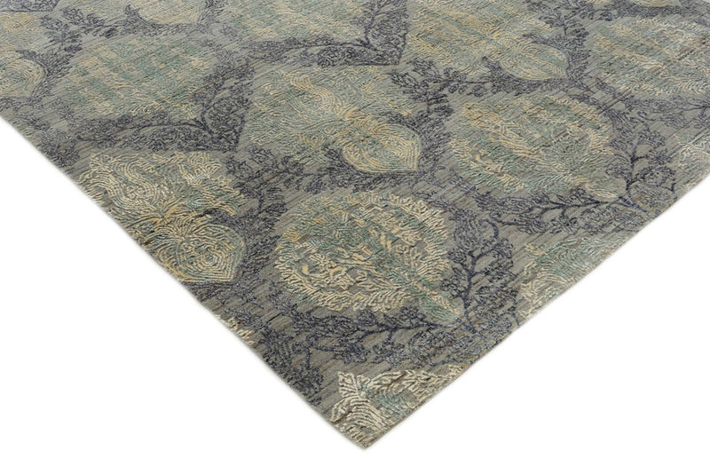Designer Teppich - 169 x 236 cm - grau