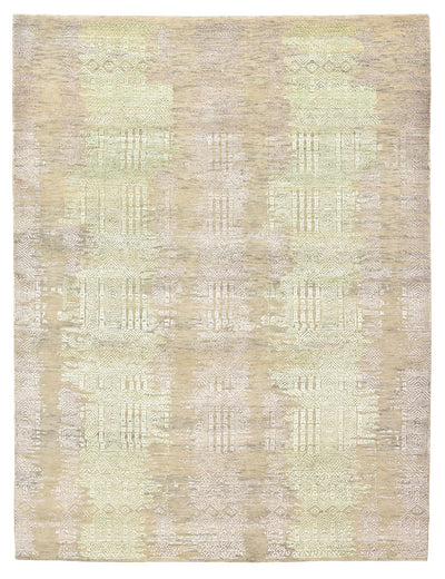 Designer Teppich 179x236cm - hellgrün