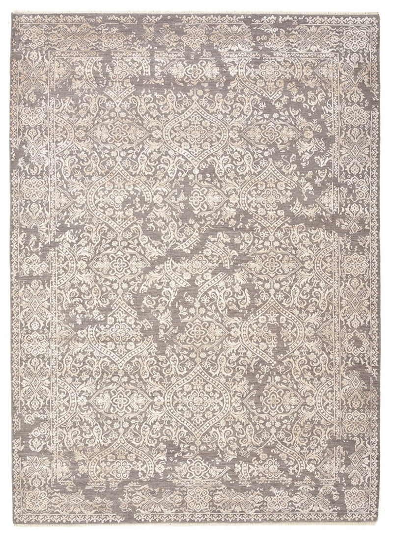 Designer Teppich - 172 x 241 cm - hellgrau