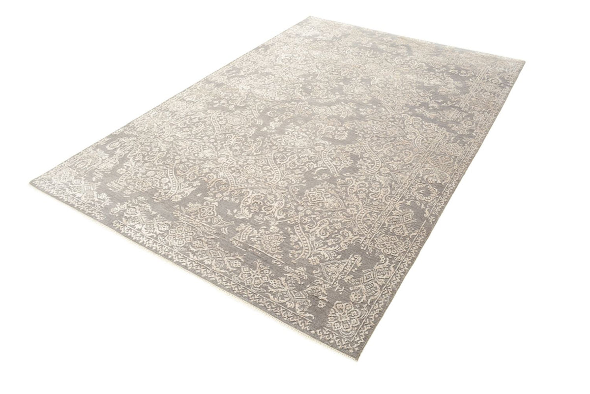 Designer Teppich - 172 x 241 cm - hellgrau