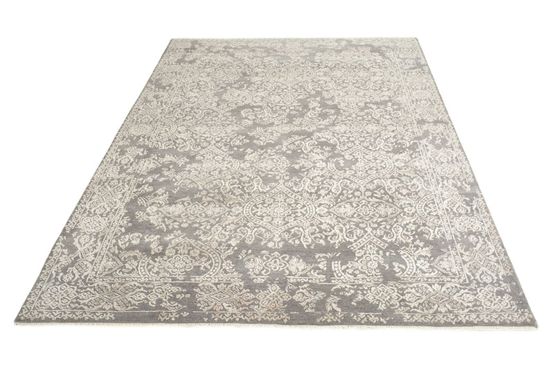 Designer Teppich - 172 x 241 cm - hellgrau