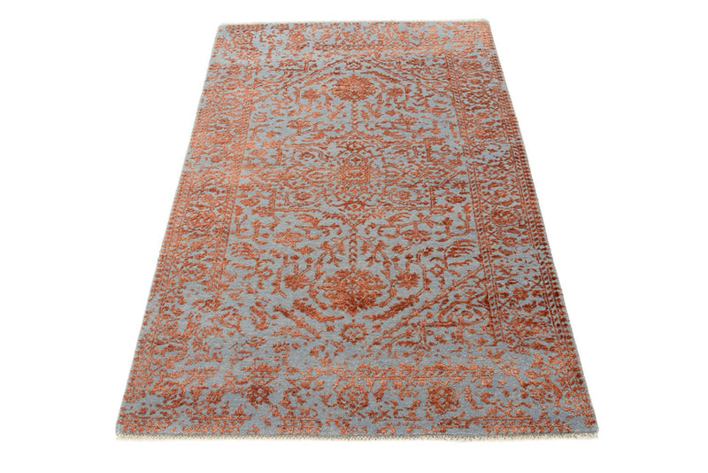 Designer Teppich - 94 x 151 cm - orange