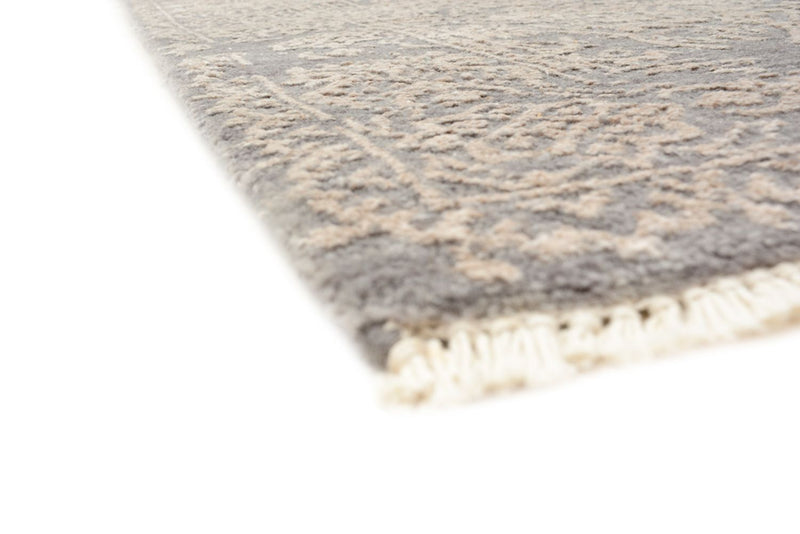 Designer Teppich 122x304cm - grau