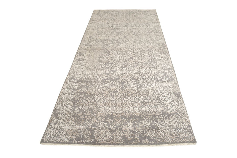 Designer Teppich 122x304cm - grau