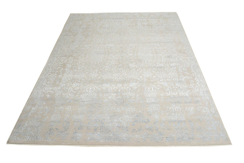 Designer Teppich 243x334cm - hellgrau